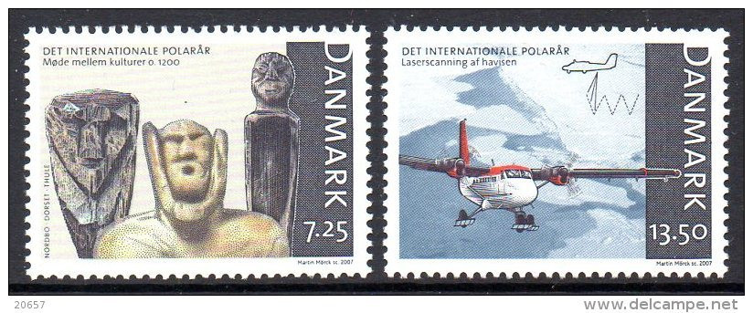 Danemark Danmark 1463/64 Année Des Poles , Archéologie , Avion - Année Polaire Internationale