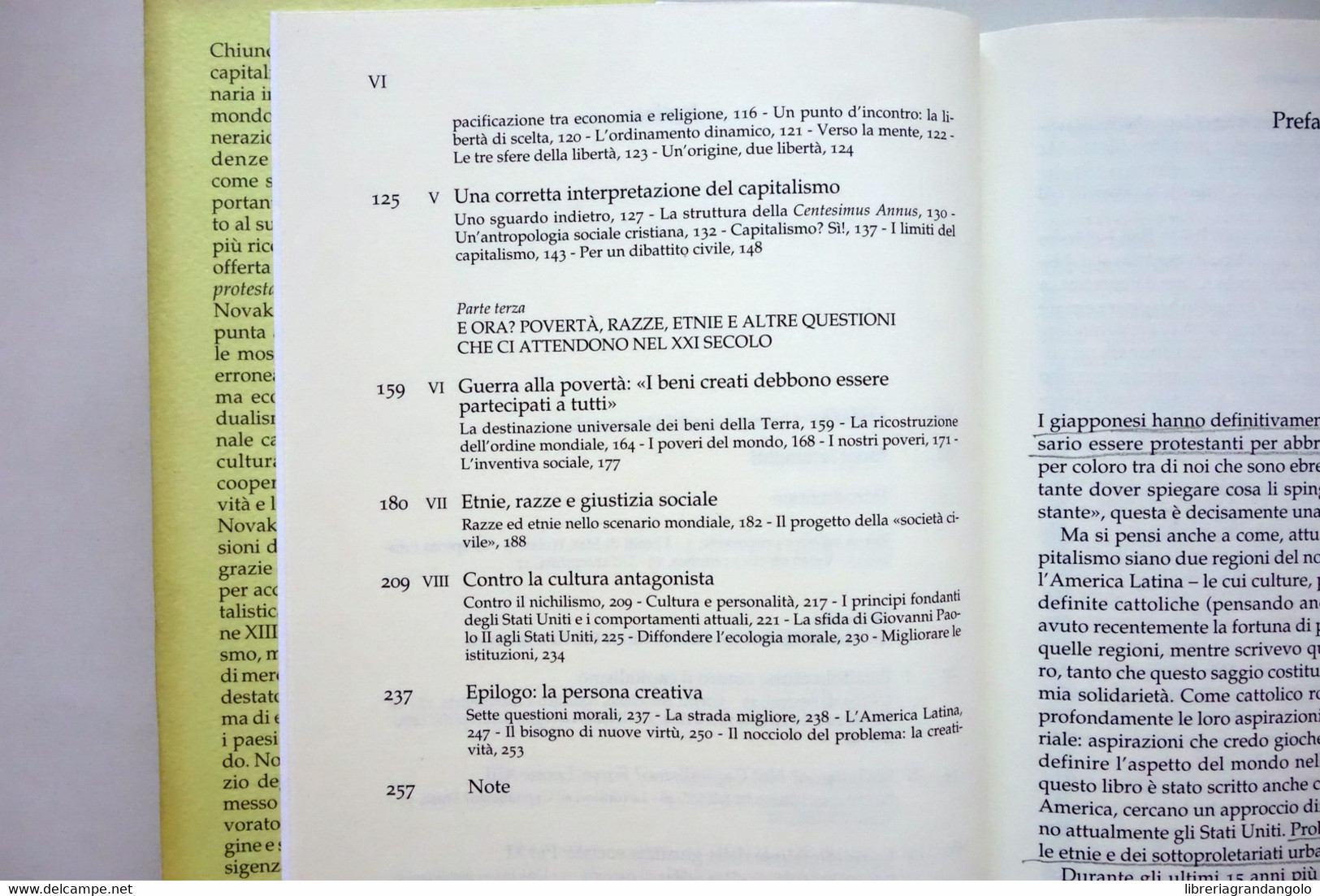 Michael Novak L'Etica Cattolica E Lo Spirito Del Capitalismo Ed. Comunità 1994 - Non Classés