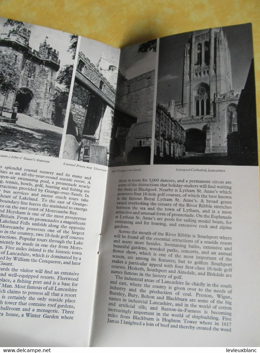 Prospectus touristique/Come to Britain/Area Booklet N°7/ENGLAND The North West /1951             PGC510