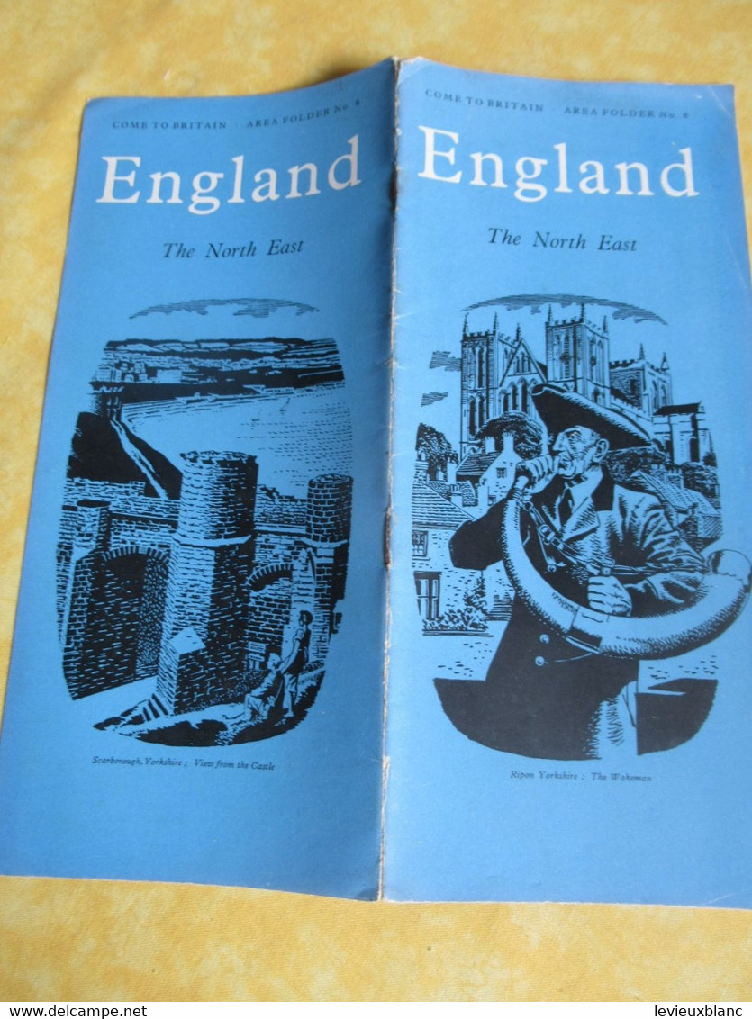 Prospectus Touristique/Come To Britain/Area Booklet N°6 / ENGLAND The North Eastt /1951             PGC511 - Toeristische Brochures