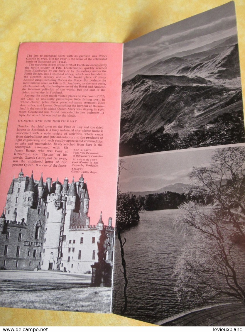 Prospectus touristique/Come to Britain/Area Booklet N°10 /SCOTLAND Central /1951             PGC514