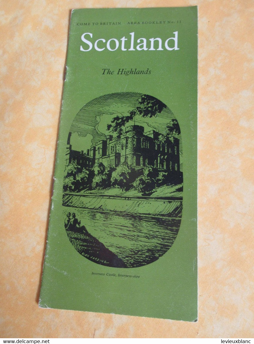 Prospectus Touristique/Come To Britain/Area Booklet N°11 /SCOTLAND The Highlands /1951             PGC515 - Tourism Brochures