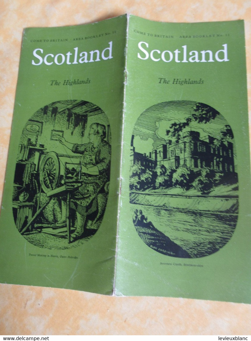 Prospectus Touristique/Come To Britain/Area Booklet N°11 /SCOTLAND The Highlands /1951             PGC515 - Dépliants Touristiques