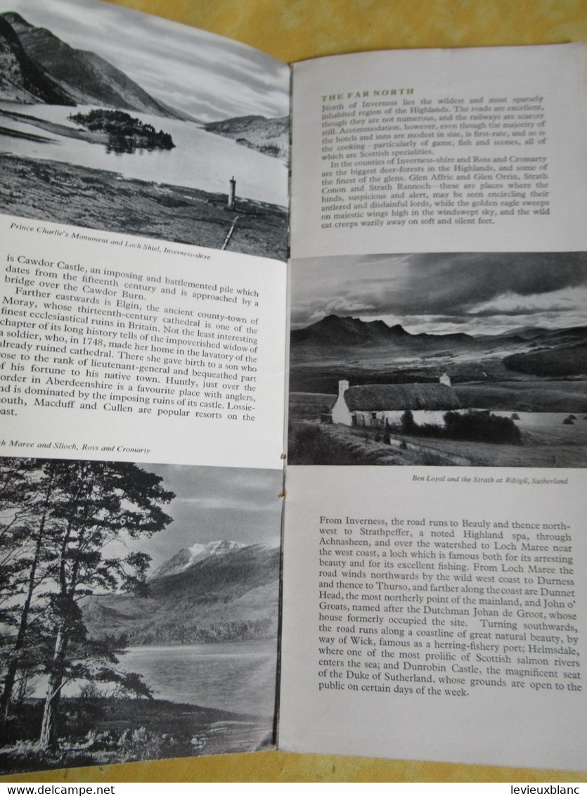 Prospectus Touristique/Come To Britain/Area Booklet N°11 /SCOTLAND The Highlands /1951             PGC515 - Tourism Brochures