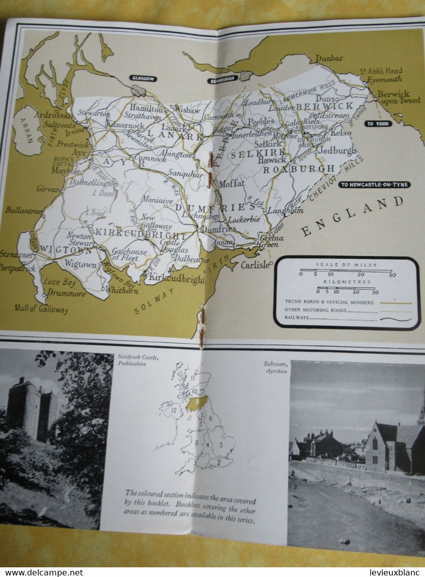 Prospectus touristique/Come to Britain/Area Booklet N°9 /SCOTLAND The Lowlands /1951             PGC516