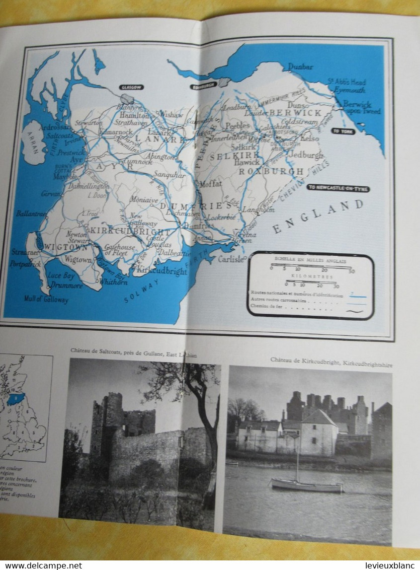 Prospectus touristique/Visitez la Grande Bretagne/Brochure régionale N°9 /BASSE ECOSSE /en Français/1954          PGC517