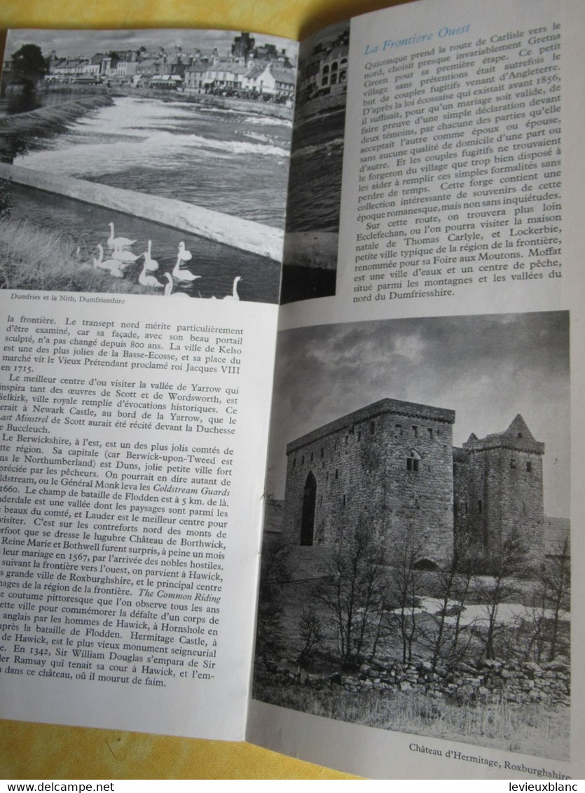 Prospectus touristique/Visitez la Grande Bretagne/Brochure régionale N°9 /BASSE ECOSSE /en Français/1954          PGC517