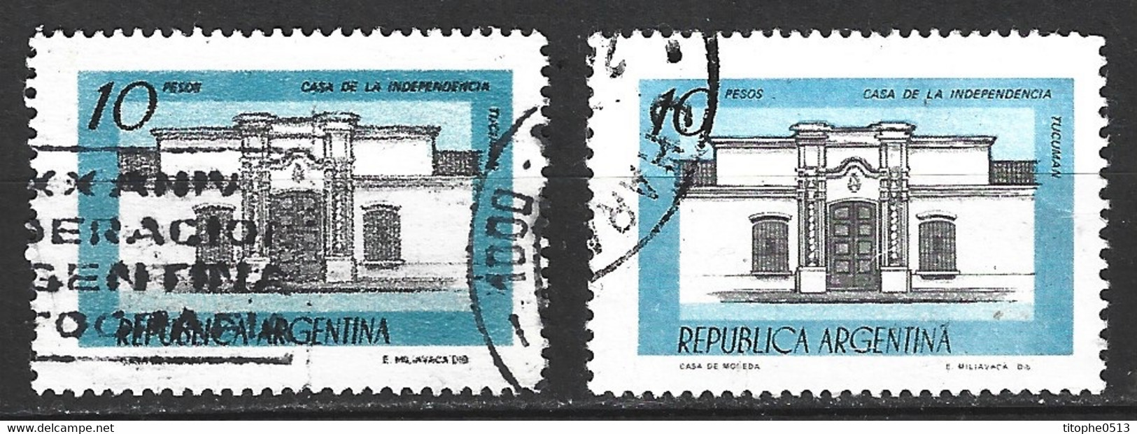 ARGENTINE. Timbres Oblitérés. Maison De L'Indépendance, à Tucuman. - Usados