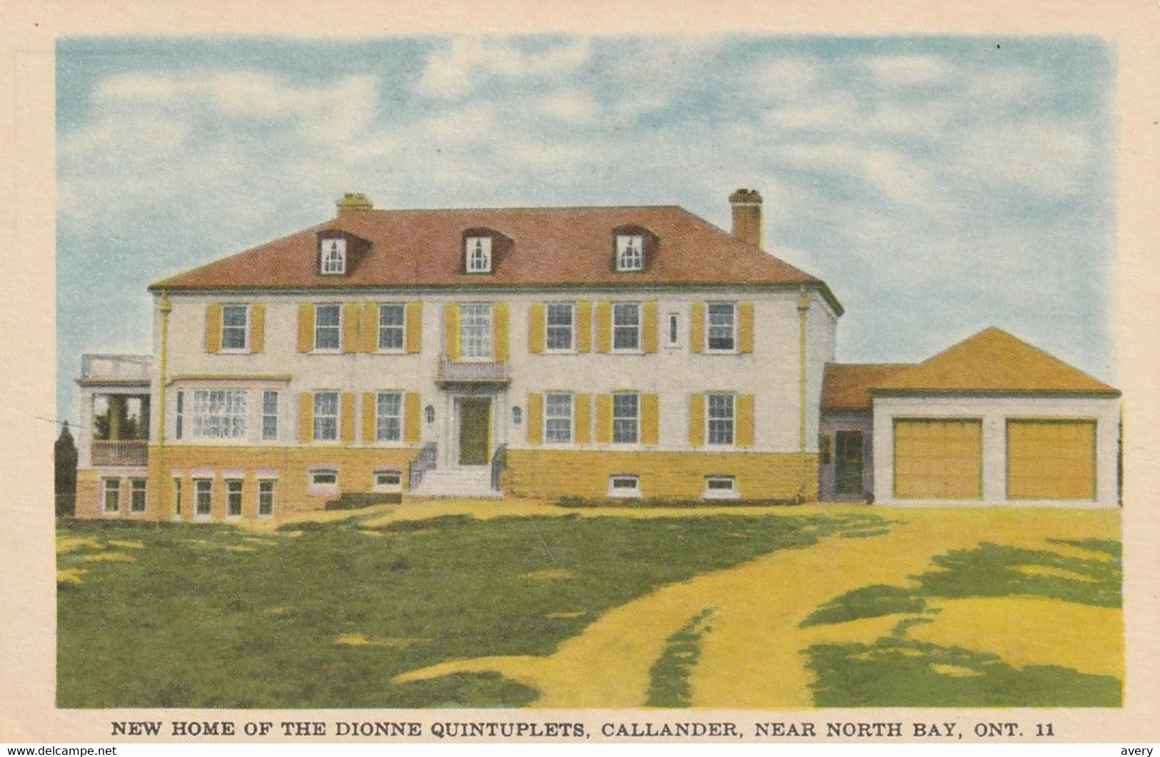 New Home Of The Dionne Quintuplets, Callander, Near North Bay, Ontario - North Bay