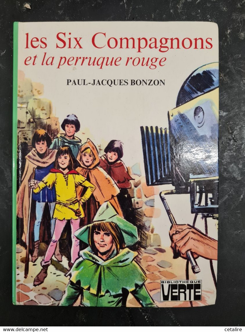 Les Six Compagnons Et La Perruque Rouge Bonzon  +++ TRES BON ETAT+++ - Bibliotheque Verte