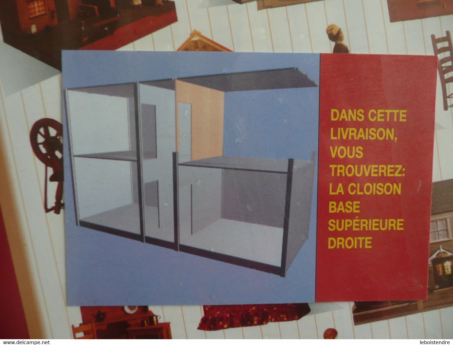 LA MAISON DE POUPEE 49 + 51 + 59 VOLUME IV FASCICULE 6 8 16 CLOISON BASE SUPERIEURE DROITE GAUCHE MUR COULOIR  DEL PRADO - Maison & Décoration