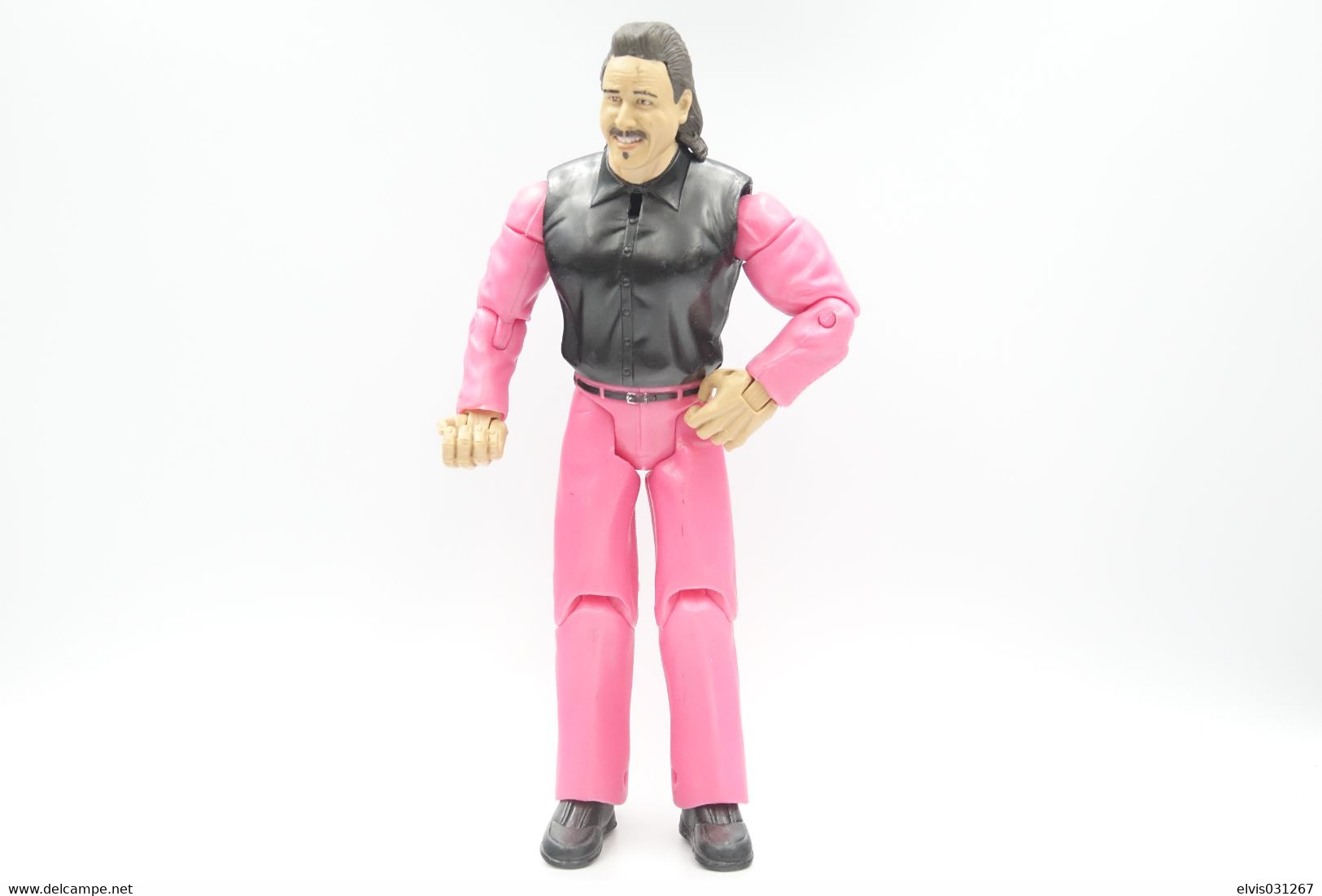 Vintage ACTION FIGURE : WRESTLER:  JIMMY HART -  WWE 2004 - Original Jakks Pacific - Action Man