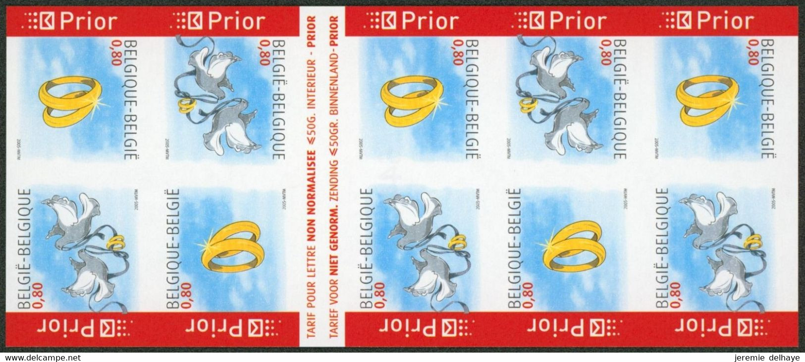 Non Dentelé (2005) - Carnet De Timbres-poste : B50/53 Complet ! - Autres & Non Classés