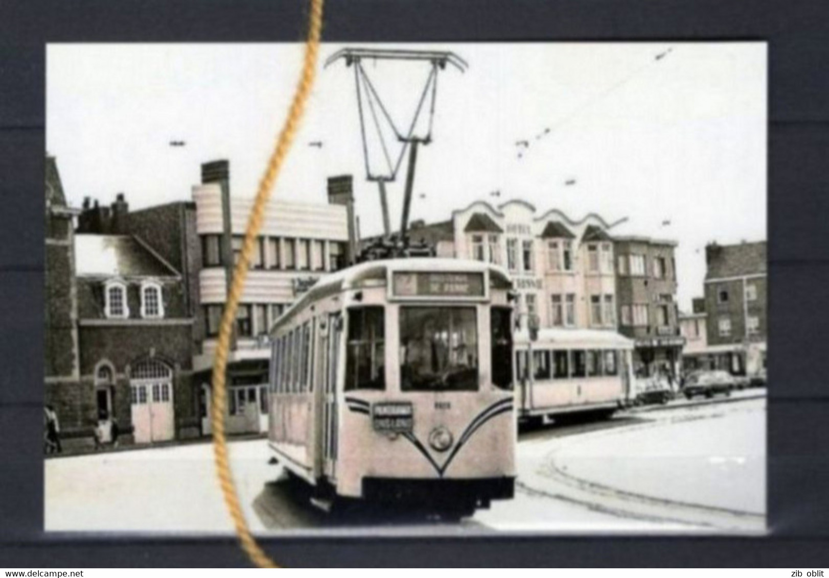 PHOTO TRAM COTE BELGE  WEST VLAANDEREN  REPRO - Strassenbahnen