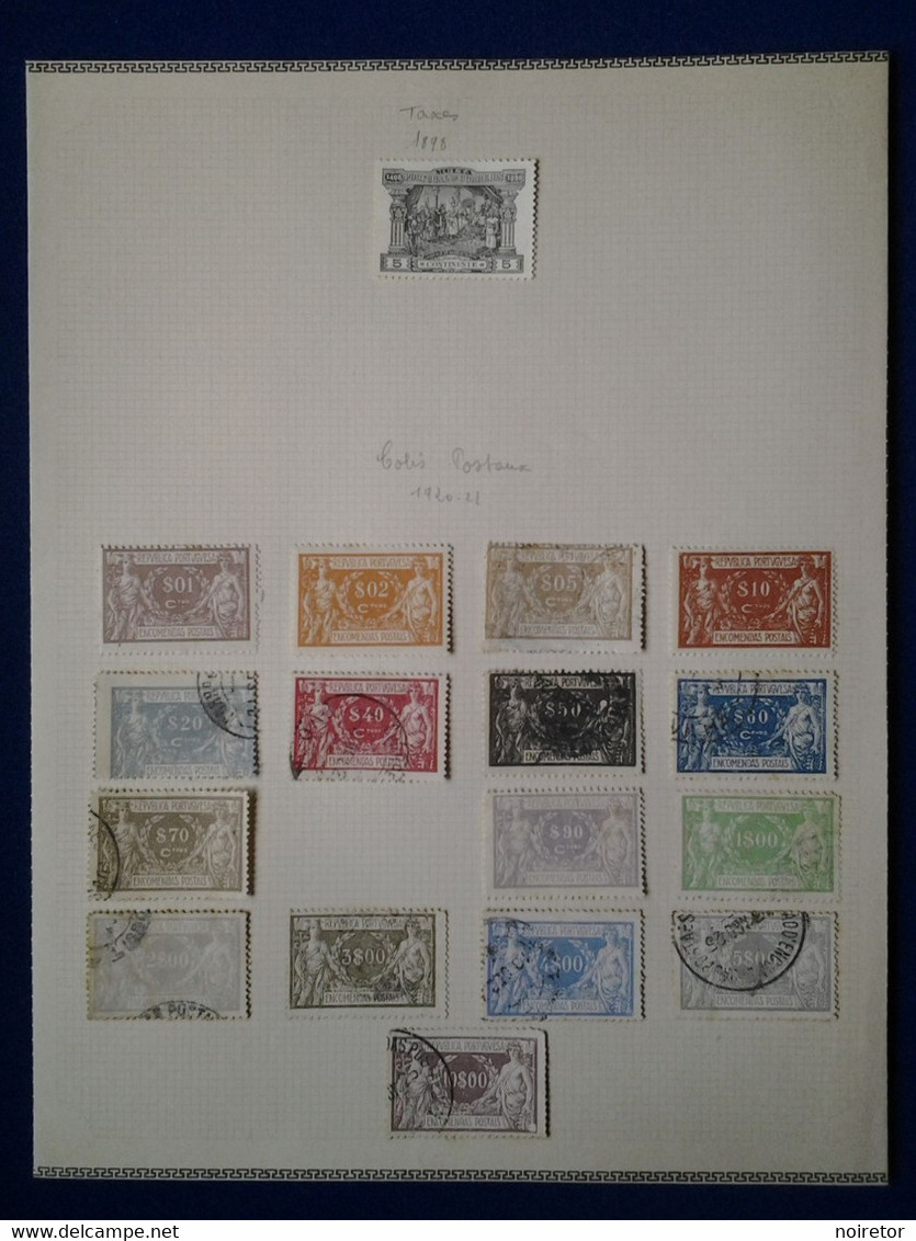 PORTUGAL  TAXES 1898 ET COLIS POSTAUX 1920 - Used Stamps