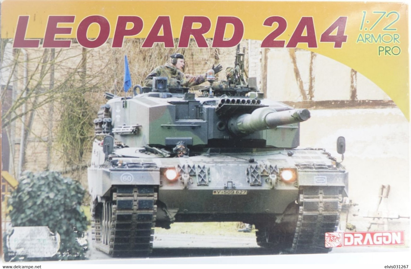 Vintage MODEL KIT : DRAGON Leopard 2A4 Tank 7249, Sealed NOS MIB, Scale 1/72, - Scala 1:32