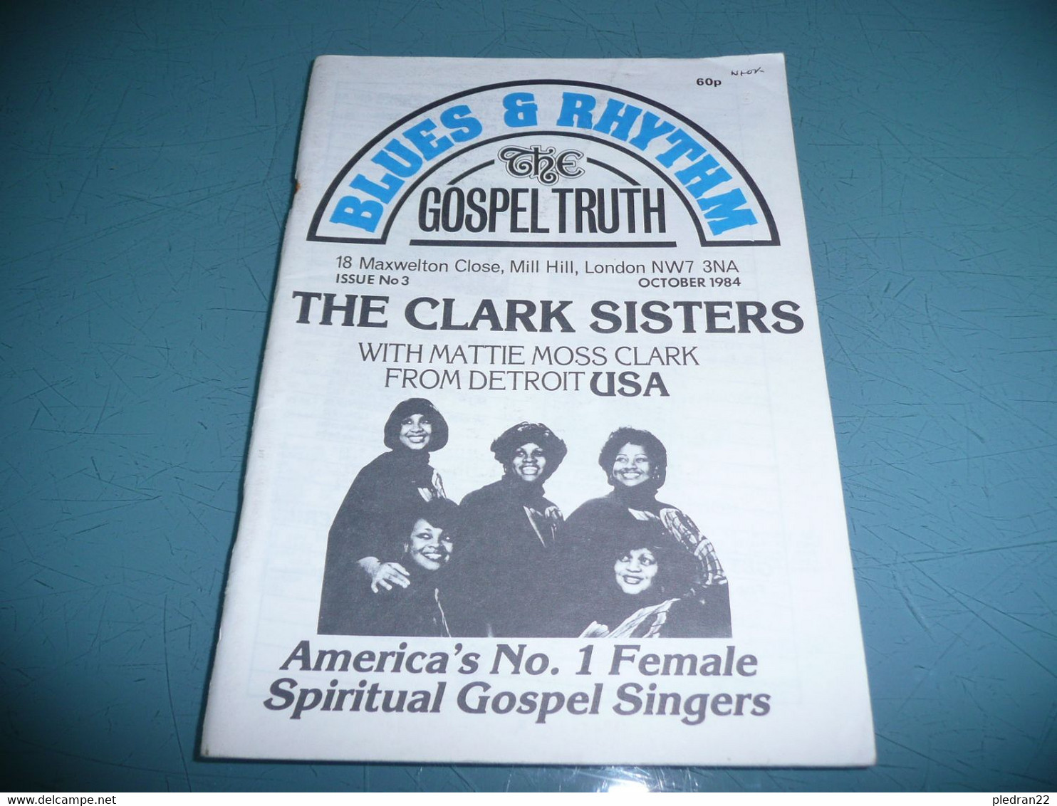 FANZINE REVUE BLUES & RHYTHM THE GOSPEL TRUTH N° 3 OCTOBER 1984 - Cultural