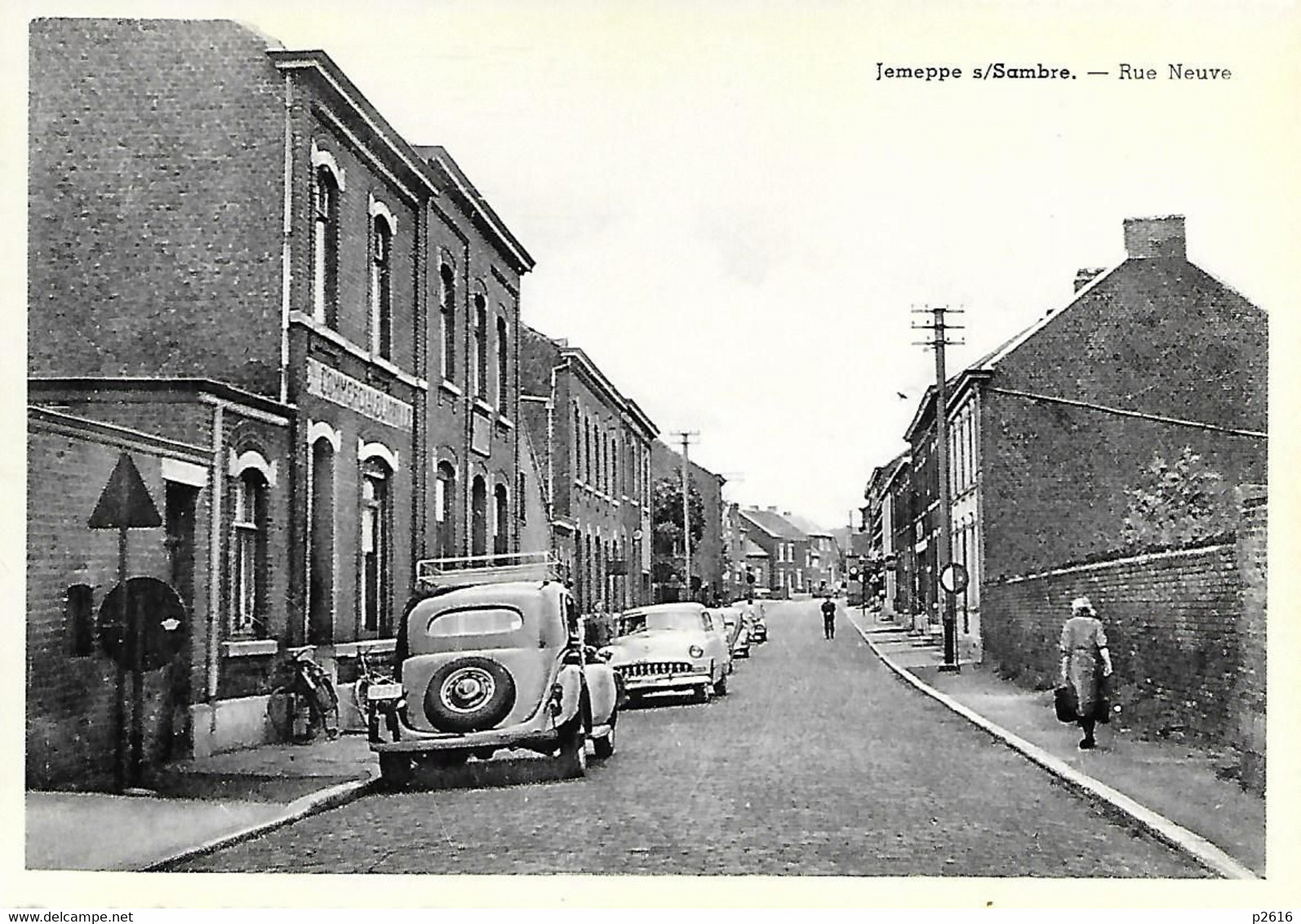 BELGIQUE -  1972 - JEMEPPE SUR SAMBRE -  RUE NEUVE - VOITURES - Jemeppe-sur-Sambre