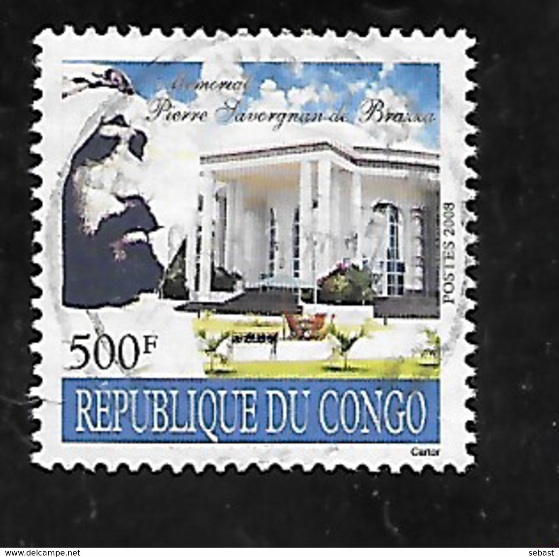 TIMBRE OBLITERE DU CONGO BRAZZA 2008 N° MICHEL 1792 - Oblitérés