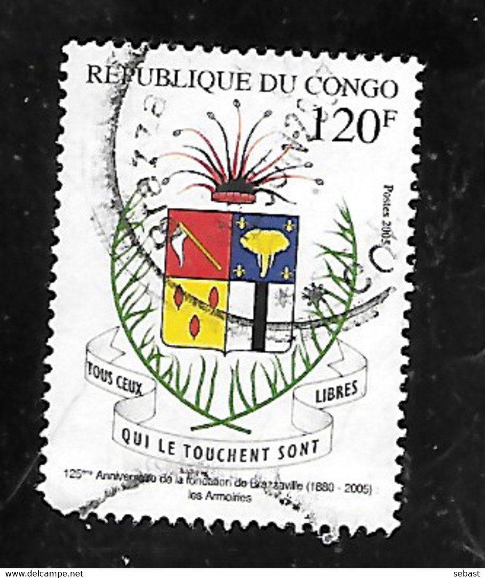 TIMBRE OBLITERE DU CONGO BRAZZA 2005 N° MICHEL 1776 - Oblitérés