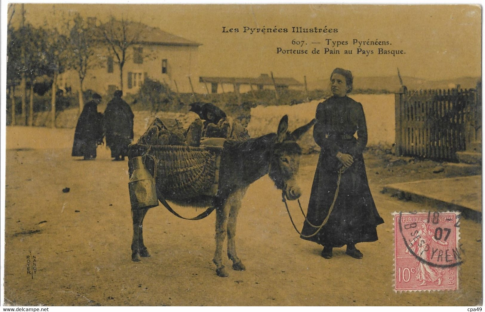 64   TYPES  PYRENEENS  PORTEUSE  DE  PAIN  AU  PAYS  BASQUE - Sonstige & Ohne Zuordnung