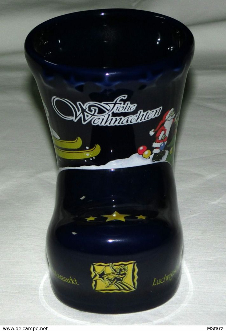 Glühweintasse Glühweinbecher Stiefel Ludwigsburger Barock-Weihnachtsmarkt 0,2 L - Tasses