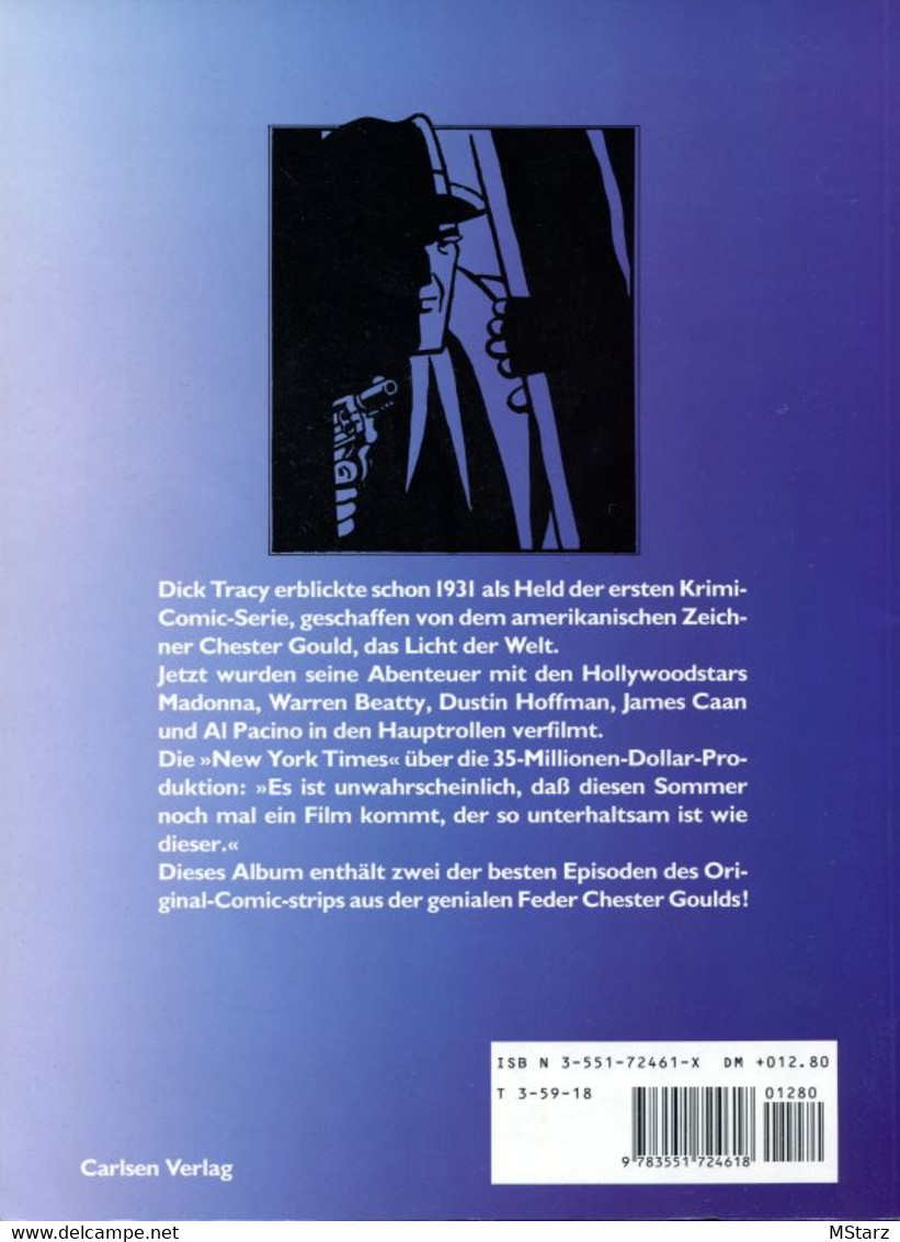 Dick Tracy - Das Original-Comic Von Chester Gould (Carlsen Verlag) - Altri & Non Classificati