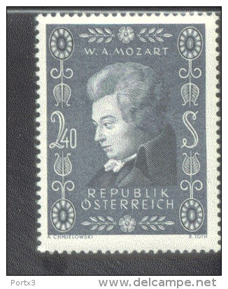 Österreich 1024 Wolfgang Amadeus Mozart  Postfrisch ** - Neufs