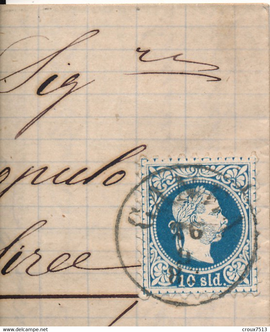 1882 LAC De La Canée Au Pirée Signée Scheller TB. - Levant Autrichien