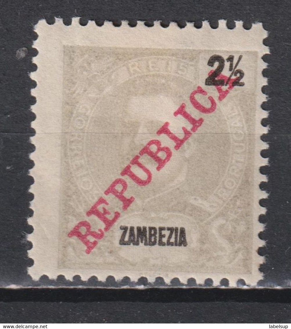 Timbre Neuf* Du Zambèze De 1911 N°55 MH - Zambèze