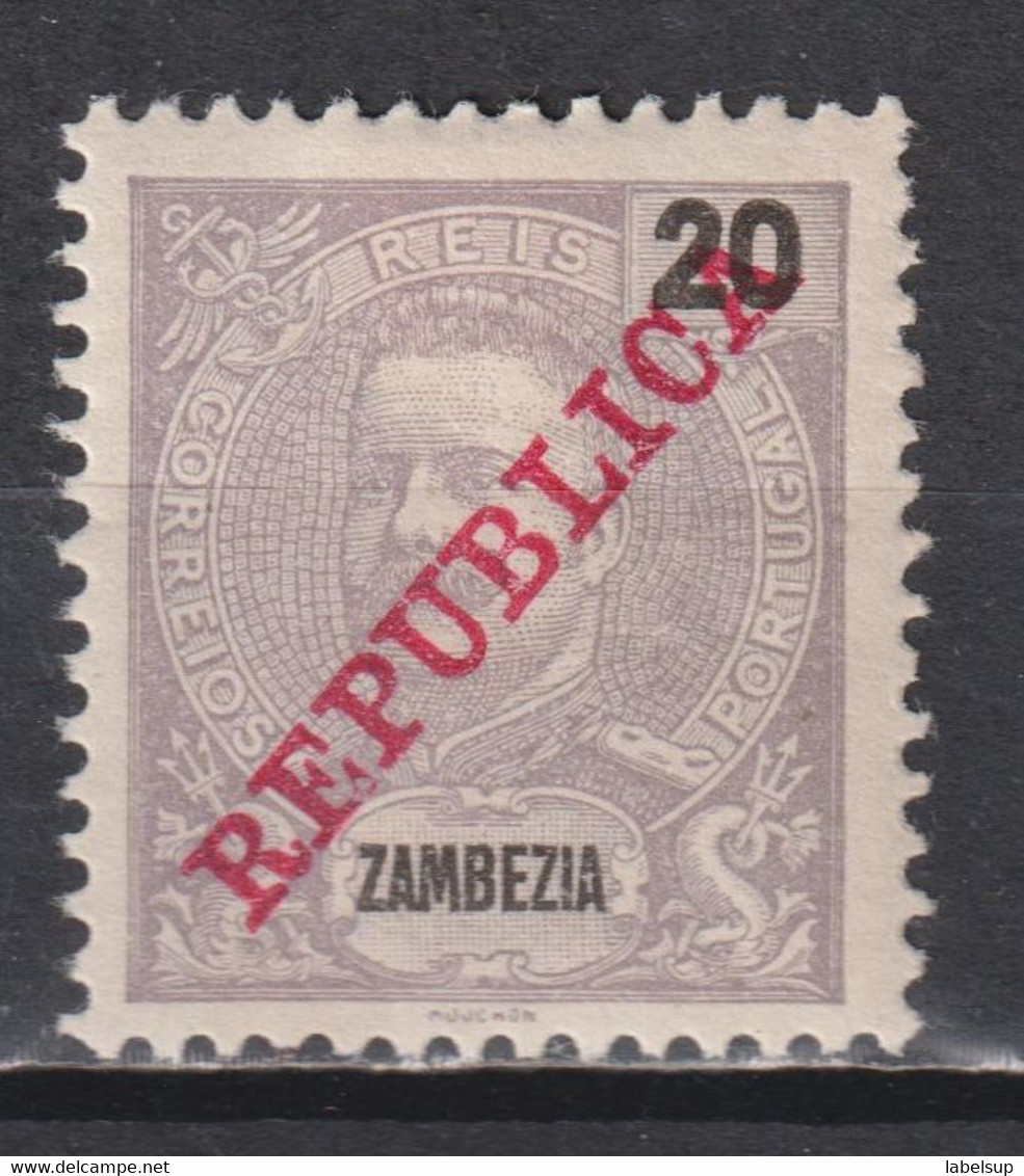 Timbre Neuf* Du Zambèze De 1911 N°59 MH - Zambèze