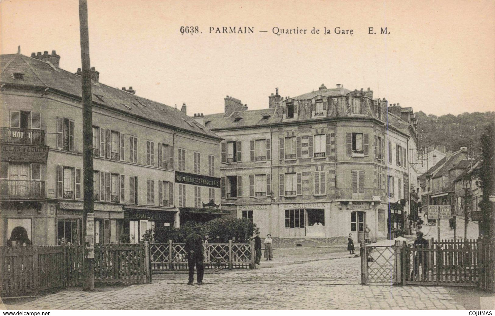 95 - PARMAIN - S09522 - Quartier De La Gare - Boucherie - Pharmacie - Cailleux - L1 - Parmain