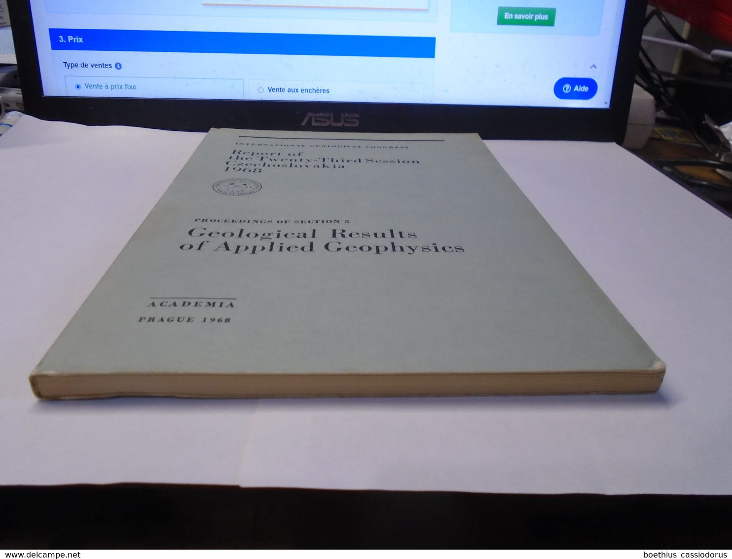 GEOLOGICAL RESULTS OF APPLIED GEOPHYSICS INTERNATIONAL CONGRESS REPORT OF THE TWENTY-THIRD SESSION CZECHOSLOVAKIA 1968 - Aardwetenschappen