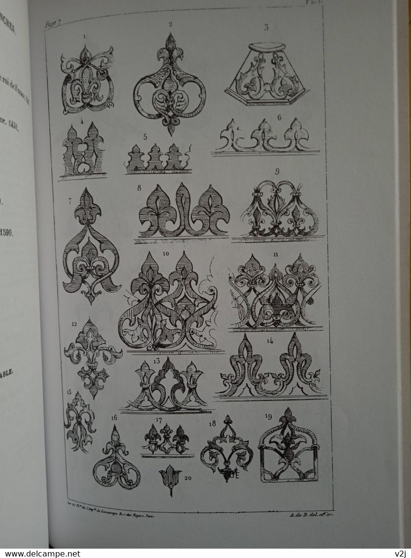 Recherches sur l'origine du blason et en particulier sur la fleur de lis - Adalbert de Beaumont.