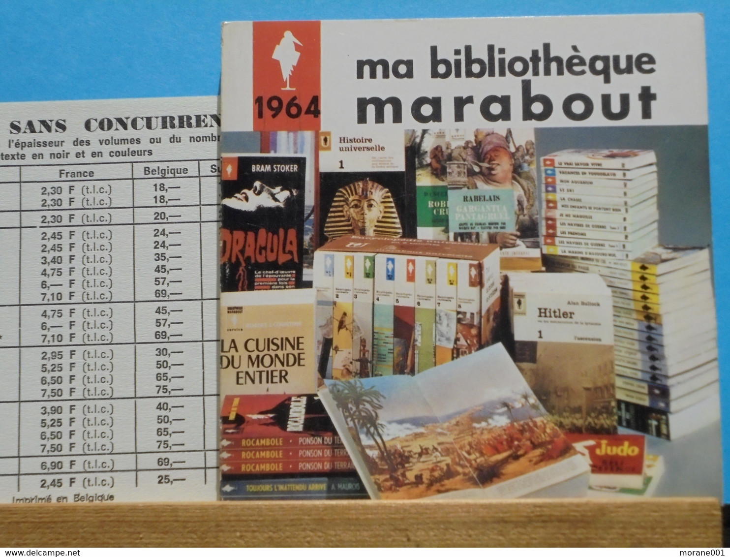 Ma Bibliothèque Marabout  Catalogue + Feuillet Prix 1964  Bob Morane  H.Vernes TTBE Neuf - Marabout Junior