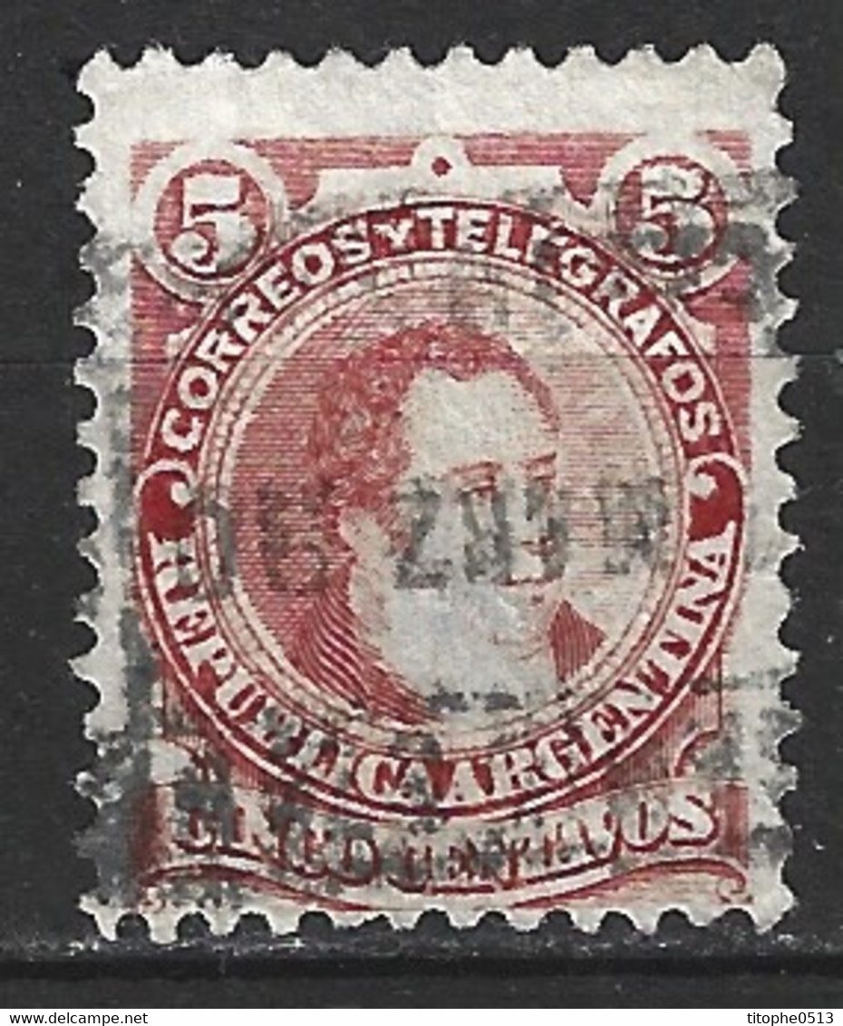 ARGENTINE. Timbre Oblitéré De 1899. Rivadavia. - Usados