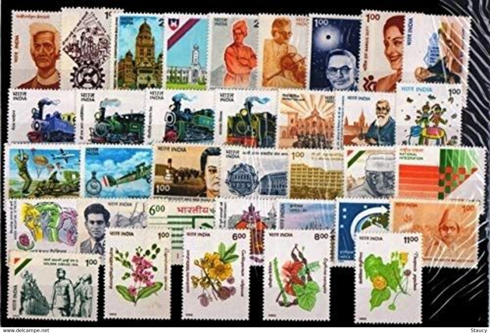 India 1993 Complete Year Pack / Set / Collection Total 35 Stamps (No Missing) MNH As Per Scan - Annate Complete