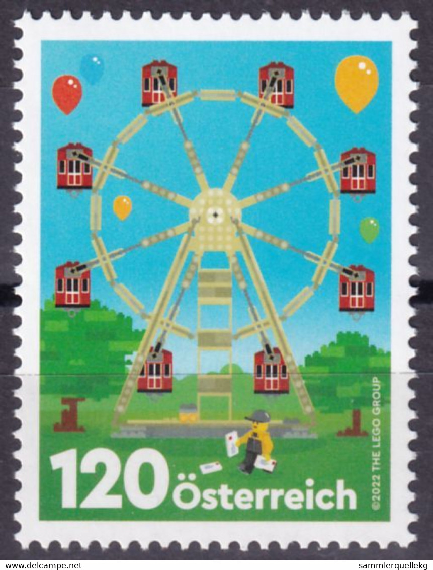 Österreich 3675 Postfrisch, 90 Jahre LEGO - Neufs