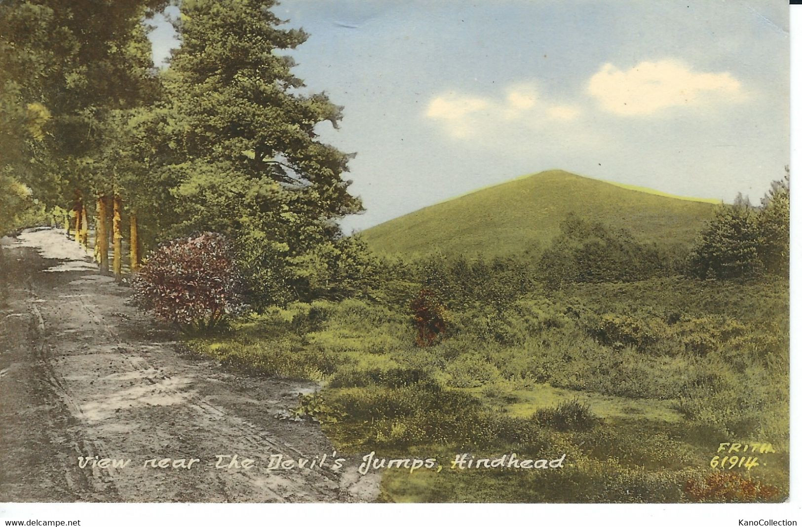 Hindhead, The Devil's Jumps, Rückseite Beschrieben - Surrey