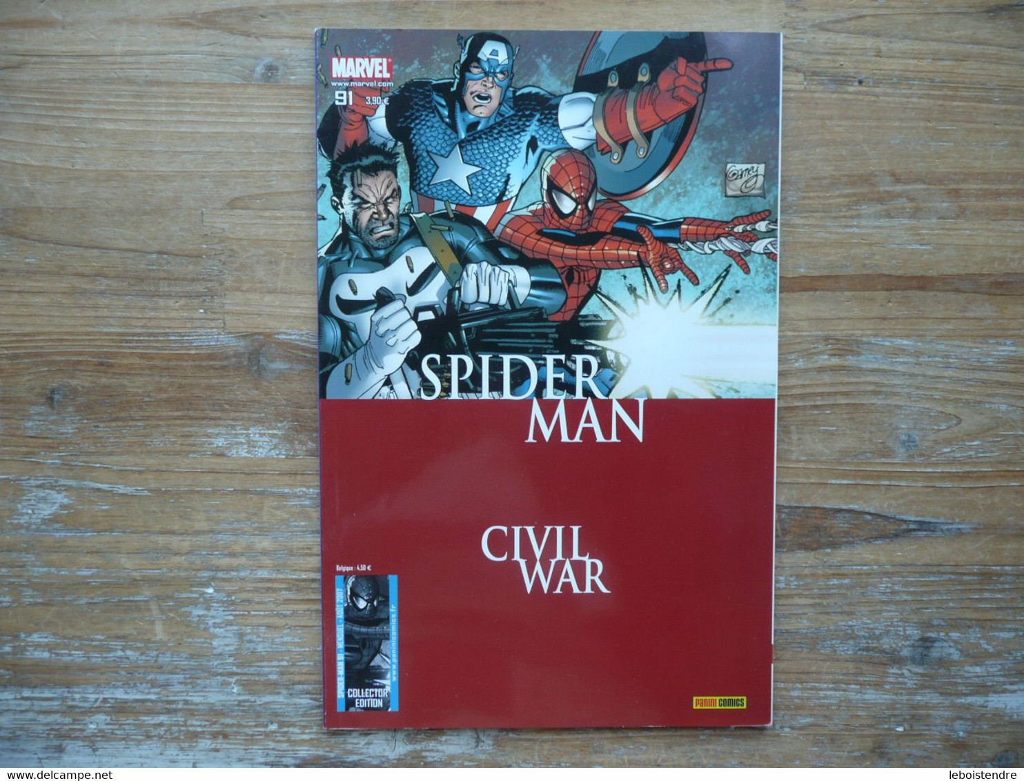 SPIDERMAN V2 SPIDER-MAN N 91 AOUT 2007 CIVIL WAR  COLLECTOR EDITION PANINI COMICS MARVEL - Spider-Man