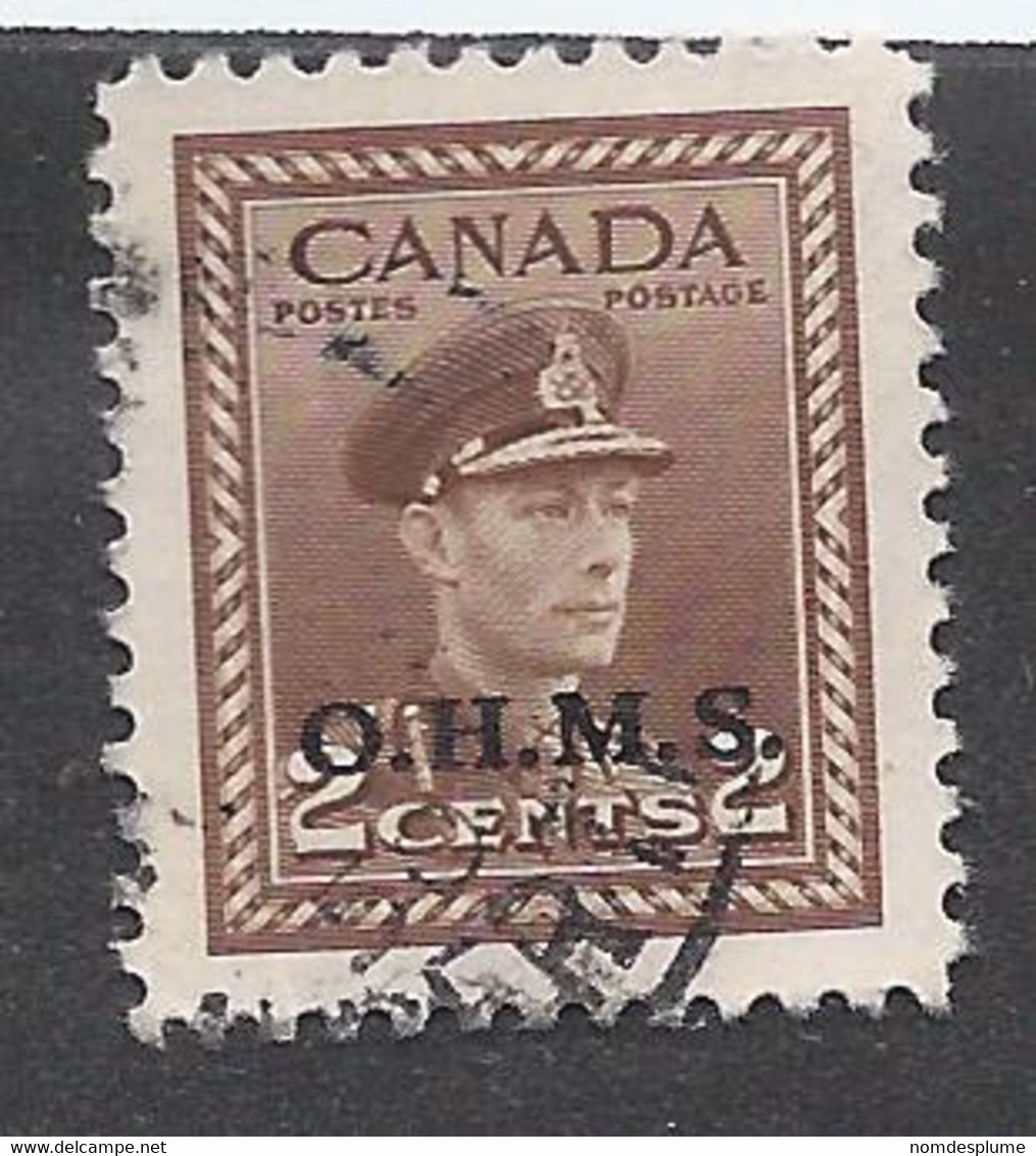 16322) Canada War Issue OHMS - Overprinted