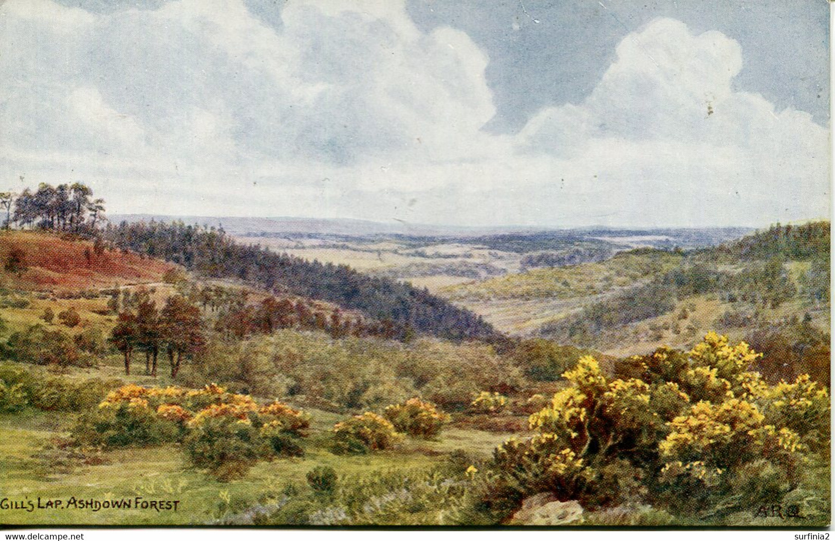 A R QUINTON - SALMON 1289 - GILL'S LAP, ASHDOWN FOREST - Quinton, AR