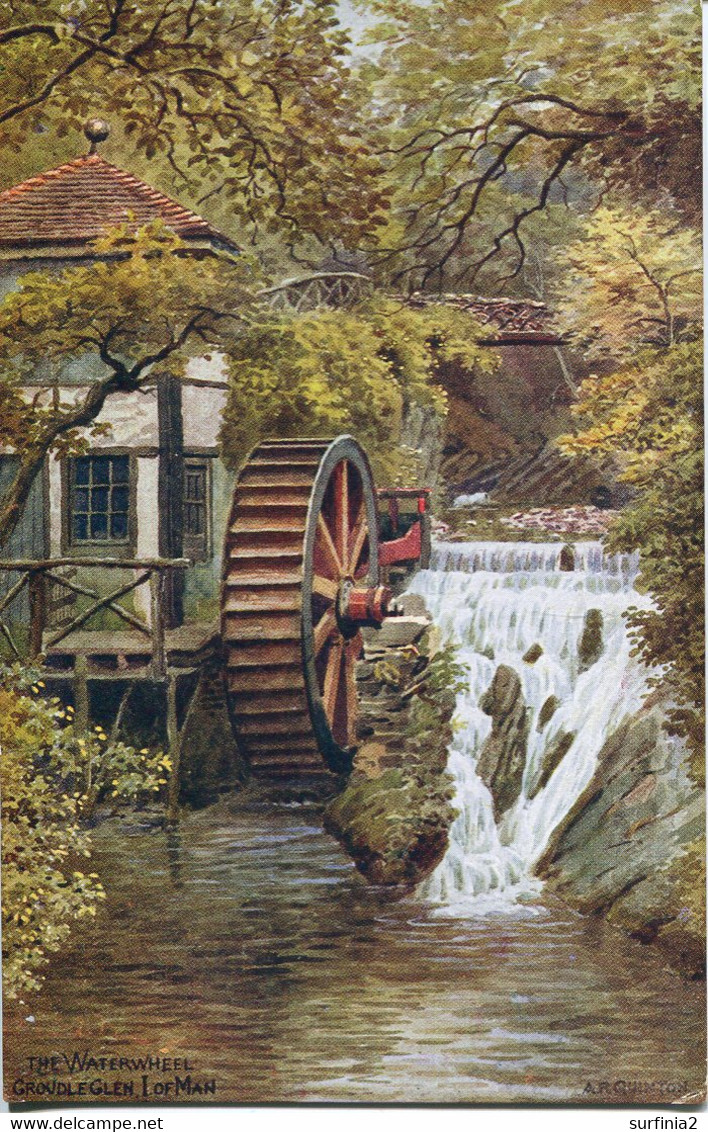 A R QUINTON - SALMON 1977 - THE WATERWHEEL, GROUDLE GLEN. I OF MAN - Quinton, AR