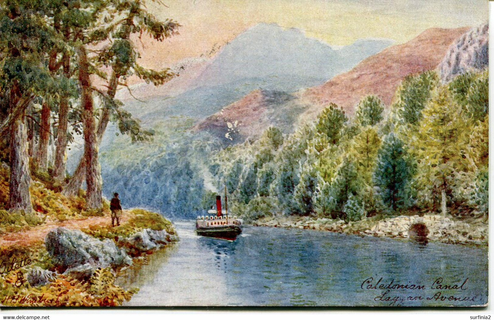 HENRY WIMBUSH - TUCKS 7687 - CALEDONIAN CANAL, LAGAN AVENUE - Wimbush