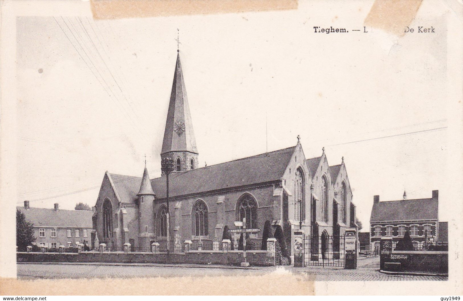 TIEGHEM   DE KERK - Anzegem