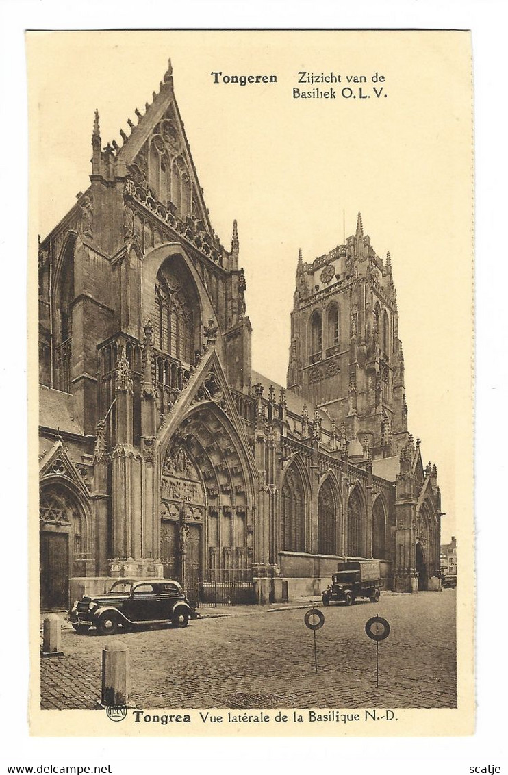 Tongres    -     Vue Latérale De La Basilque N.-D. - Tongeren