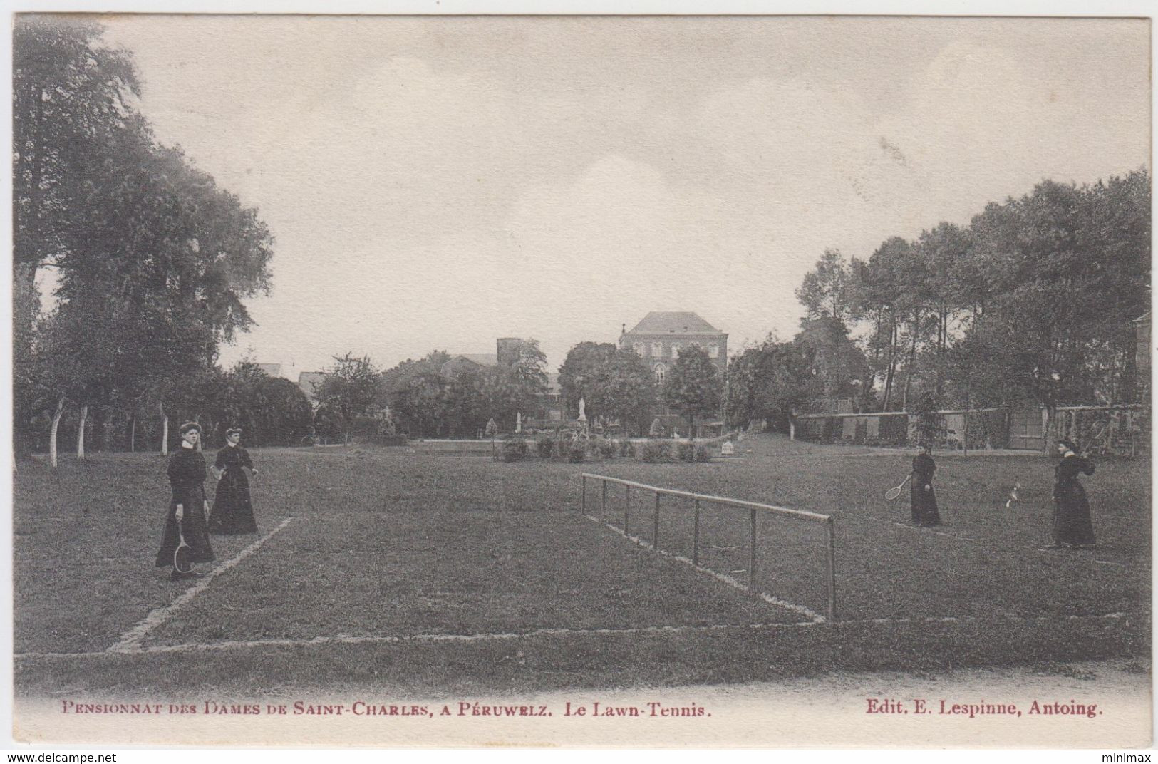 Pensionnat Des Dames De Saint-Charles ,a Péruwelz - Le Lawn-Tennis - Péruwelz