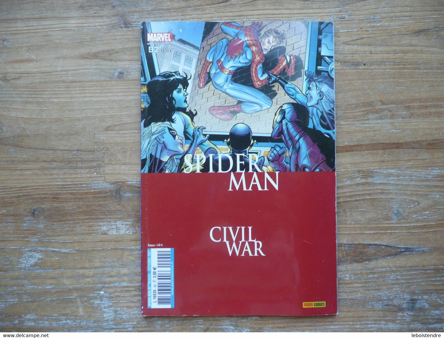 SPIDERMAN V2 SPIDER-MAN N 92 SEPTEMBRE 2007 CIVIL WAR  PANINI COMICS MARVEL - Spiderman