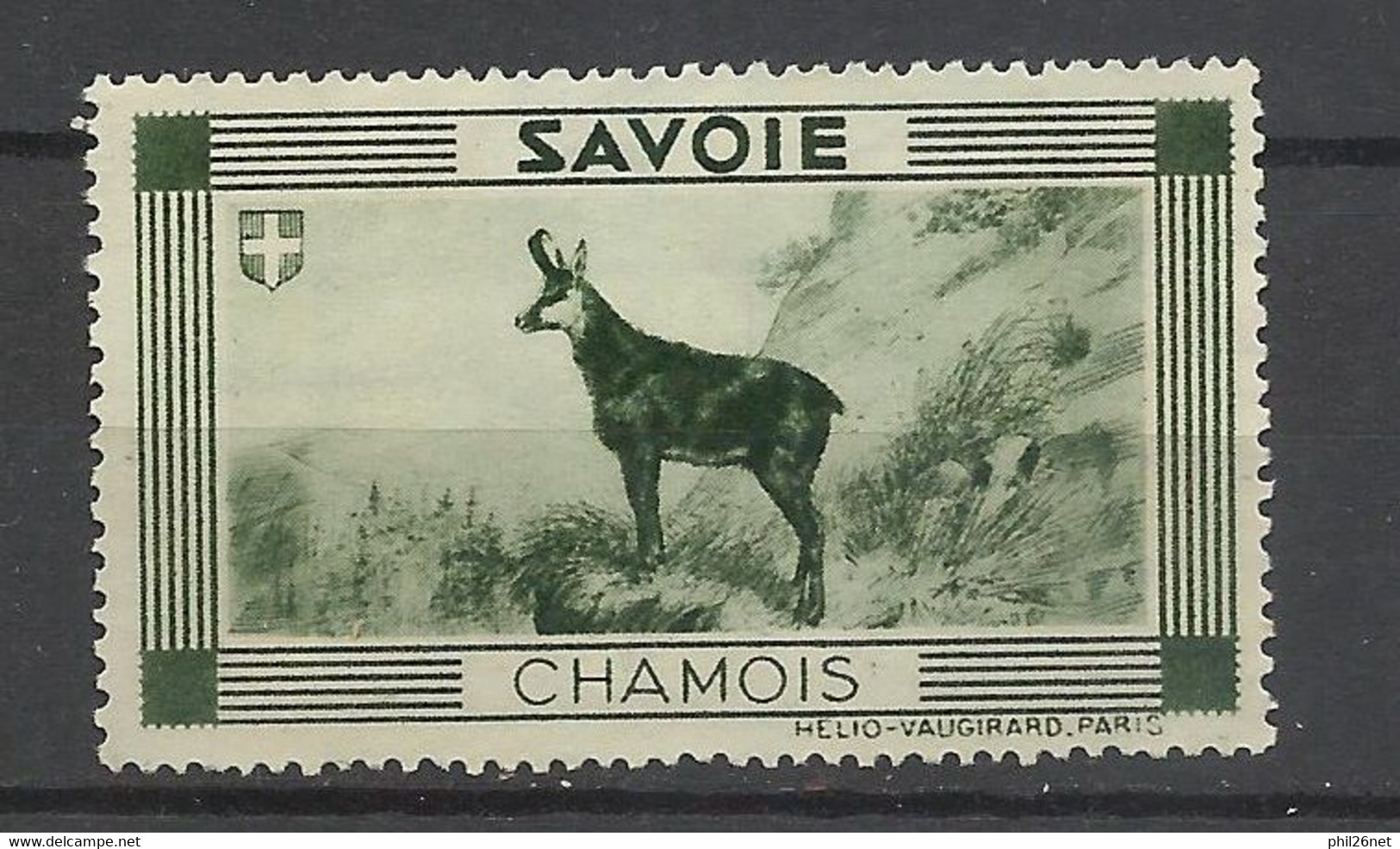 France Vignette HV Série   Savoie   Chamois        Neuf ( * )       B/TB         Voir Scans    Soldes ! ! ! - Tourisme (Vignettes)