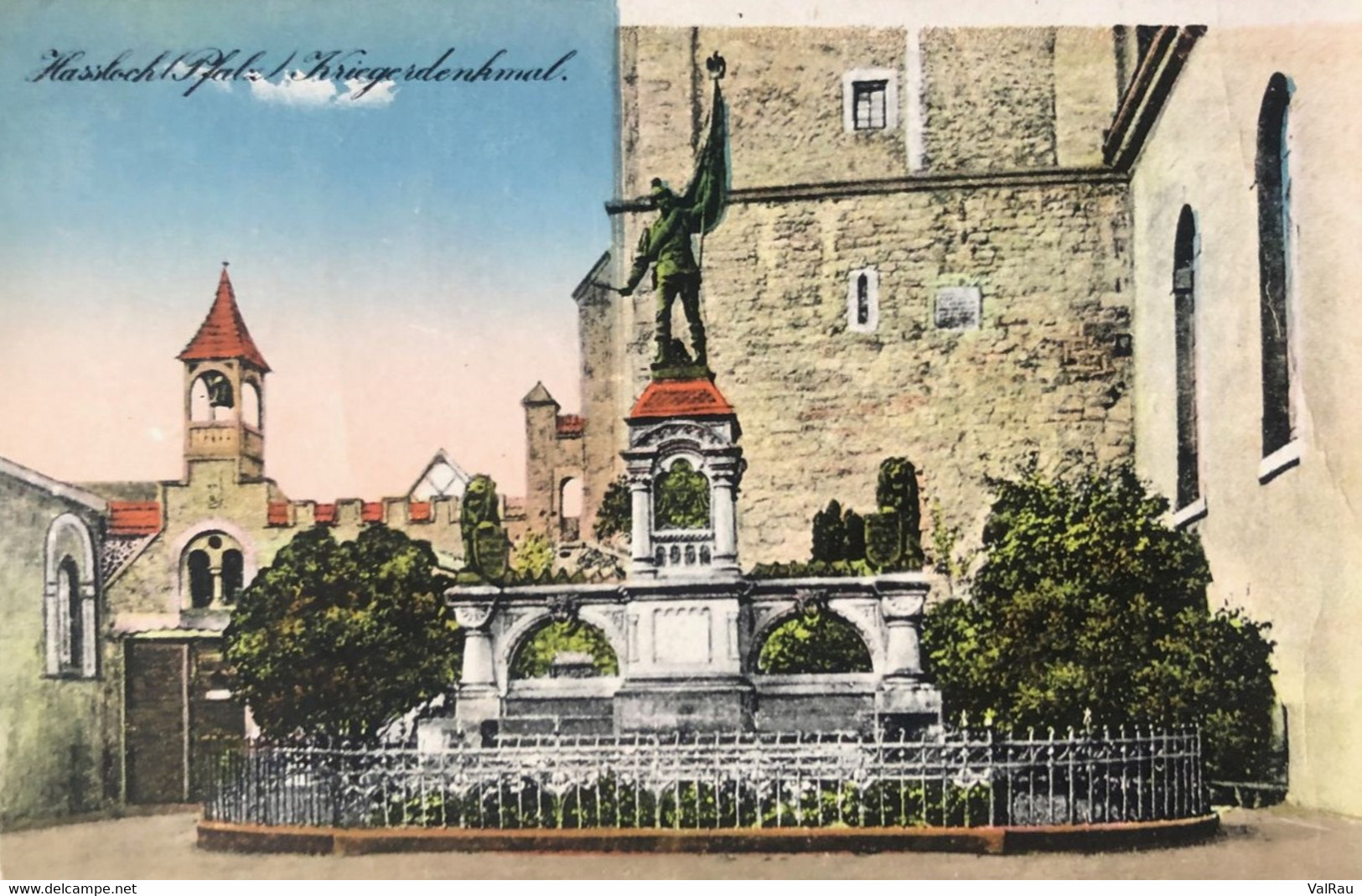 Hassloch Pfalz Kriegerdenkmal / Monument Commémoratif De Guerre - CPA Couleur - Hassloch